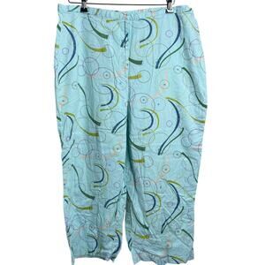 Marsh Landing XL Women Wide Leg Pants Blue